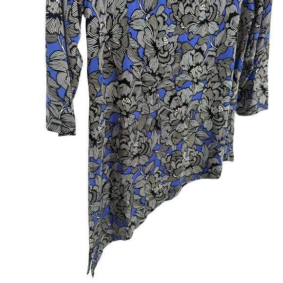 Chicos Travelers Petite SMALL US 4/6 0P Super Stretchy Slinky Blouse Shirt Top - Picture 4 of 8